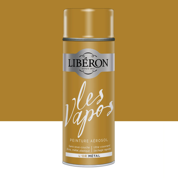 Peinture Les Vapos Metal L'or Aerosol 400ml