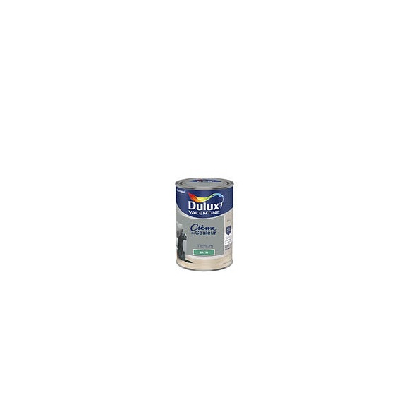 Peinture Crème de Couleur - Titanium - Satin - 125L