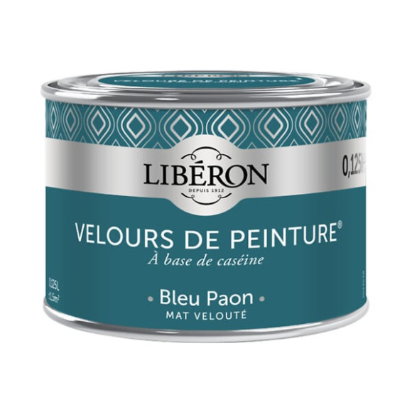 Velours de peinture - Bleu paon - Mat - 125ml