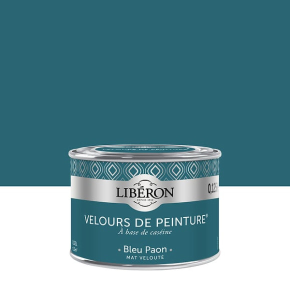 Velours de peinture - Bleu paon - Mat - 125ml