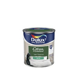 Peinture Crème de Couleur - Vert Tropical - Satin - 05L