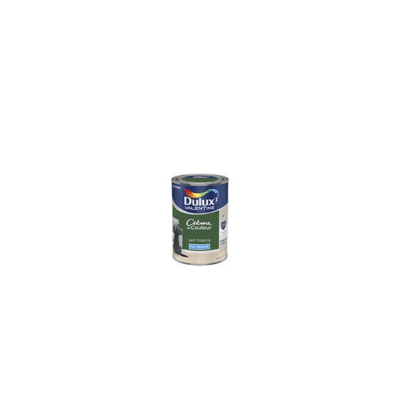 Peinture Crème de Couleur - Vert Tropical - Mat - 125L