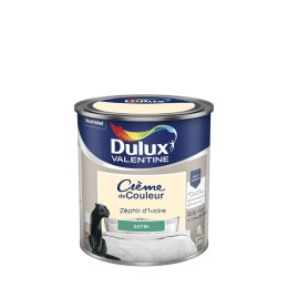 Peinture Crème de Couleur - Zéphir d'Ivoire - Satin - 05L