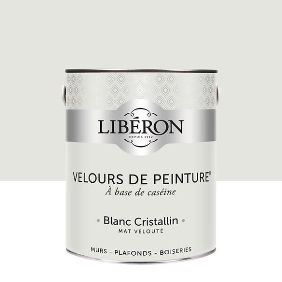 Velours de peinture - Blanc cristallin - Mat - 25L