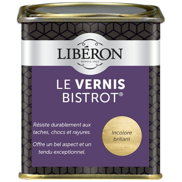 Vernis Bistrot Brillant Incolore Pot 0.25l