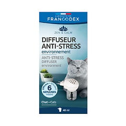 Lot diffuseur anti-stress 48 ml pour chat + recharge a -50%