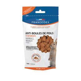 FRIANDISES ANTI-BOULES DE POILS LAPIN 50G