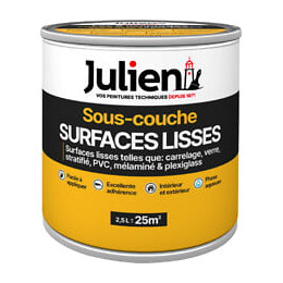 Sous-couche surfaces lisses Julien - Blanc mat - 2.5L