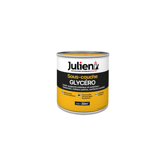 Peinture sous-couche Glycéro - Blanc - Mat - 25L