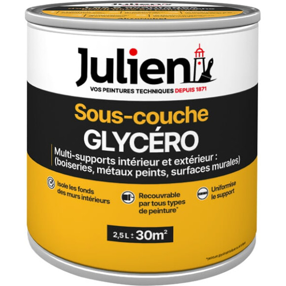 Peinture sous-couche Glycéro - Blanc - Mat - 25L