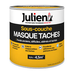 Sous-couche masque tâches multi-supports mat blanc Julien  0.5L