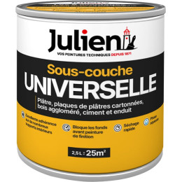 Sous-couche universelle mat blanc Julien 2.5L