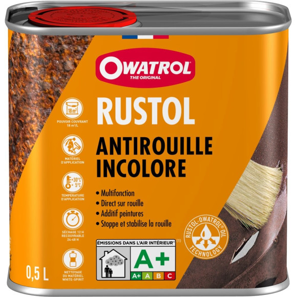 Antirouille incolore 0.5L