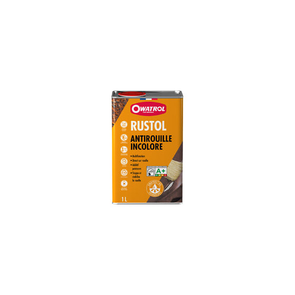 Antirouille incolore 1L RUSTOL-OWATROL