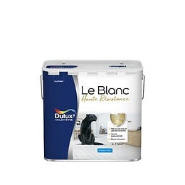 Peinture Le Blanc Haute Résistance Dulux Valentine Mat 5L