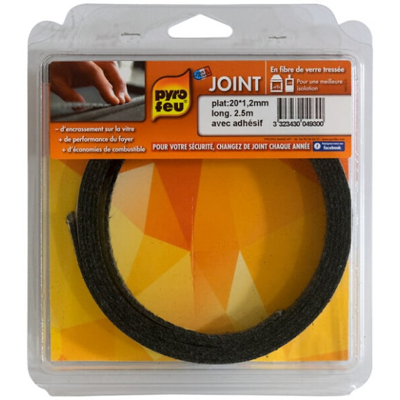 Joint fibre de verre longueur 2.50m tresse