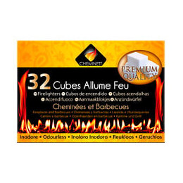 Allume feu 32 cubes premium quality base paraffine