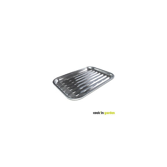 Plat antiflamme inox 34x24cm