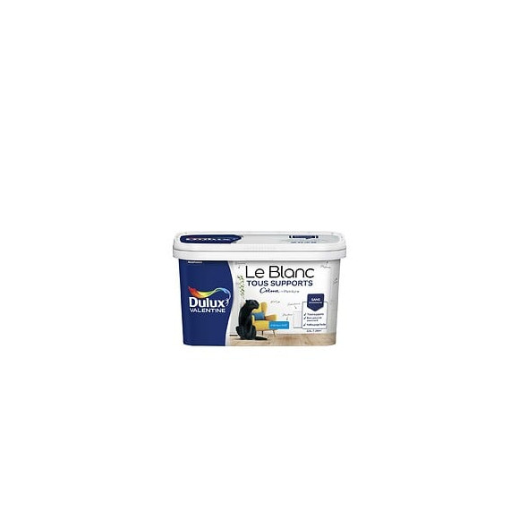 Peinture Le Blanc Crème De Peinture Dulux Valentine Mat 2.5L