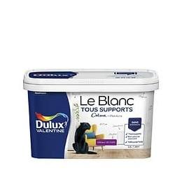 Peinture Le Blanc Crème De Peinture Dulux Valentine Velours 2.5L