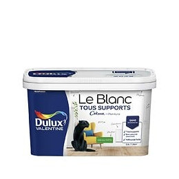 Peinture Le Blanc Crème De Peinture Dulux Valentine Satin 2.5L