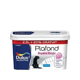 Peinture Plafond Magic Dulux Valentine Mat 2.5L+20%