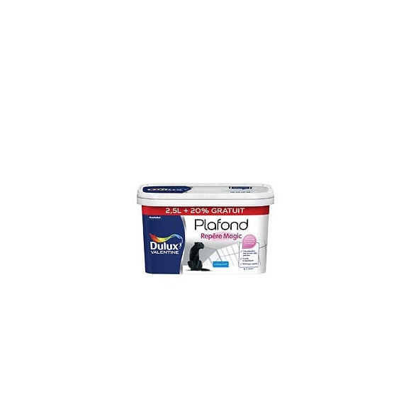 Peinture Plafond Magic Dulux Valentine Mat 2.5L+20%