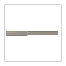 Tringle à  rideaux métal extensible d.20mm Longueur 120-210cm nickel