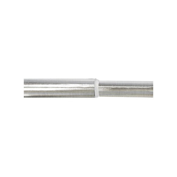 Tringle à  rideaux métal extensible d.20mm Longueur 120-210cm nickel