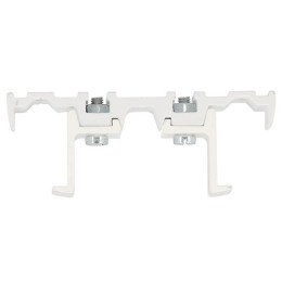 2 supports plafond doubles blanc