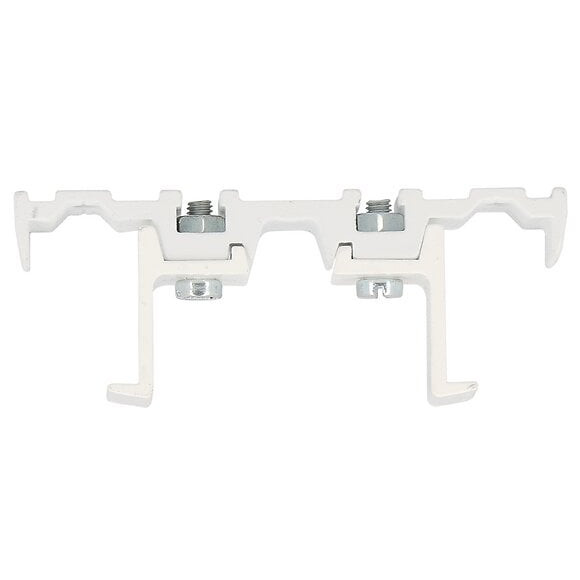 2 supports plafond doubles blanc