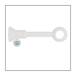 Support de tringle réglable diamètre 28mm bois laqué blanc