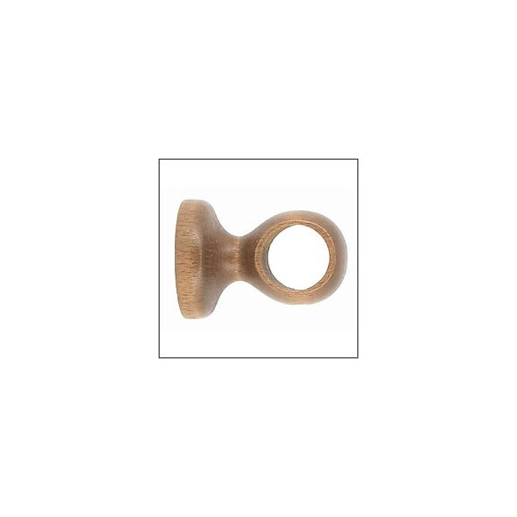 Support de tringle monobloc diamètre 28mm chêne