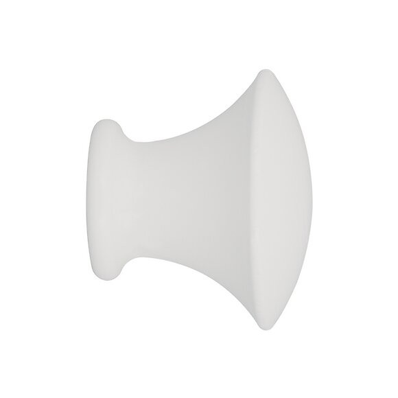 1 EMBOUT MINI PATERE A VISSER D.28mm LAQUE BLANC