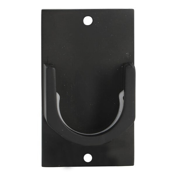 2 NAISSANCES METAL ENTRE MURS EASY FIX D.28mm NOIR MAT