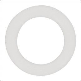 10 ANNEAUX PLASTIQUE D.42MM D.20mm BLANC