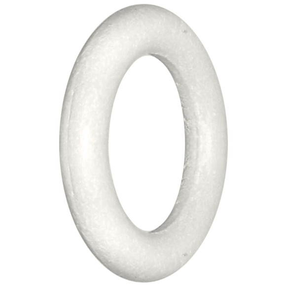 10 ANNEAUX PLASTIQUE D.56MM D.28mm BLANC