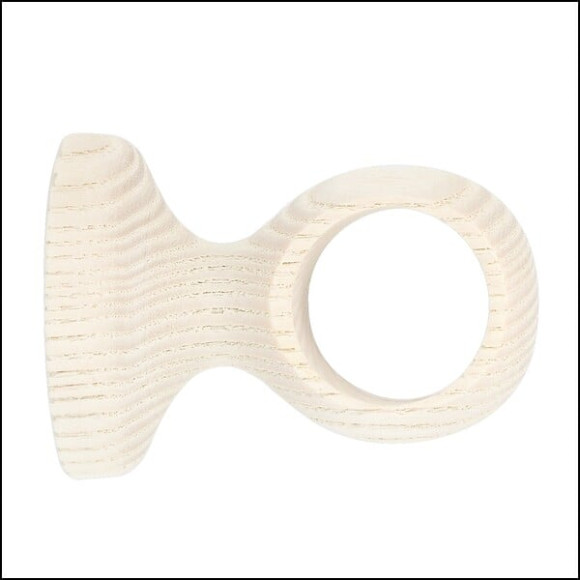 1 SUPPORT MONOBLOC COURT A OEIL FRENE 50MM AXE/MUR D.28mm BLANCHI