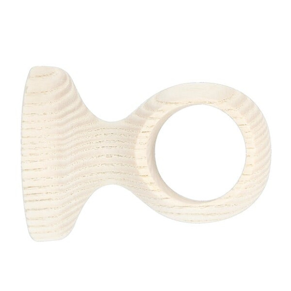 1 SUPPORT MONOBLOC COURT A OEIL FRENE 50MM AXE/MUR D.28mm BLANCHI