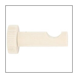 1 SUPPORT TIGE FRENE 80MM AXE/MUR D.28mm BLANCHI