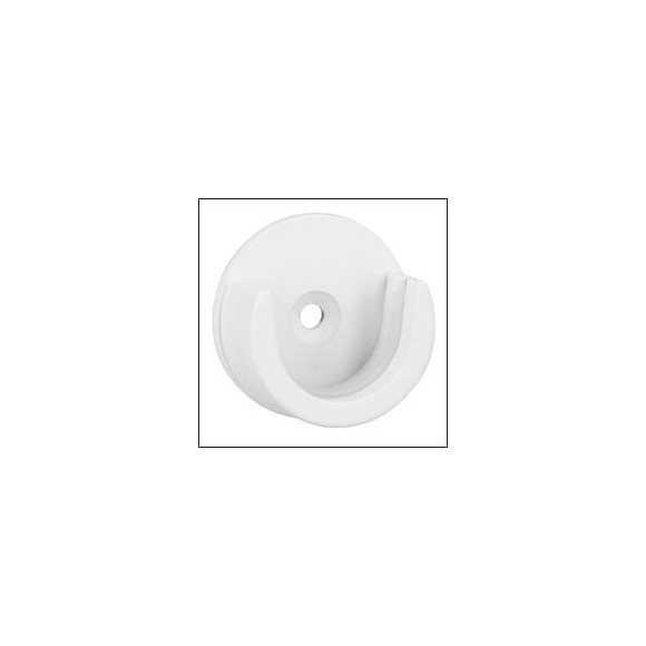 2 NAIS ENTRE MURS EASY FIX AVEC 2 REDUCTEURS D.20 D.28mm BLANC MAT