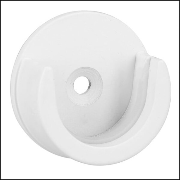 2 NAIS ENTRE MURS EASY FIX AVEC 2 REDUCTEURS D.20 D.28mm BLANC MAT