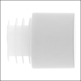 2 EMBOUTS BOUCHON EASY FIX D.28mm BLANC MAT