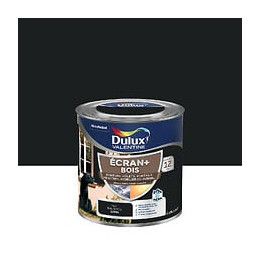 Peinture extérieure Bois Ecran+ Dulux Valentine Satin - Noir 025 L