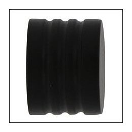 2 EMBOUTS MINIUM EASY FIX D.20mm NOIR MAT