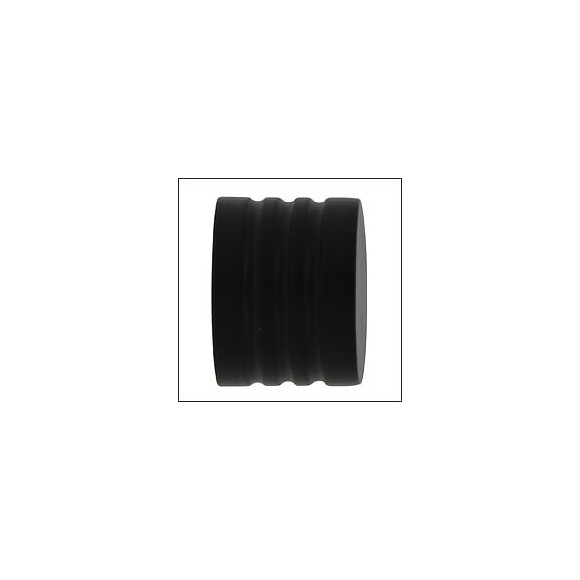 2 EMBOUTS MINIUM EASY FIX D.20mm NOIR MAT