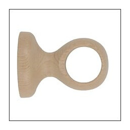 Support à  Âil en bois 50mm diamètre 28mmdécor naturel