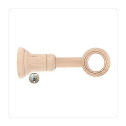 1 SUP A OEIL BAGUE CANNELEE RECOUPABLE 80-130MM AXE/MUR D.28mm BRUT