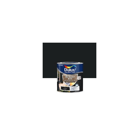 Peinture extérieure Bois Ecran+ Dulux Valentine Satin - Noir 05 L