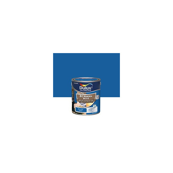 Peinture extérieure Bois Ecran+ - Bleu Cobalt - 2L